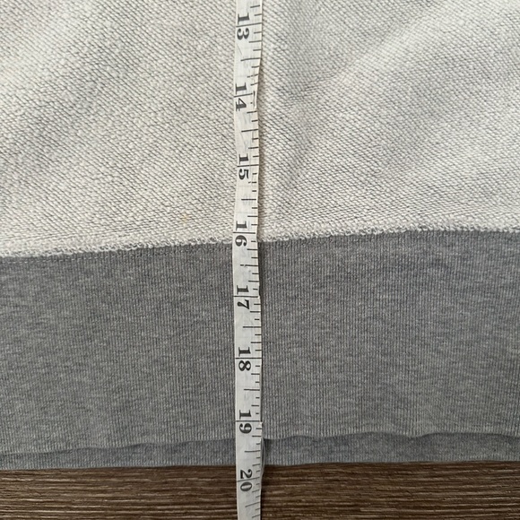 Allsaints Womens sz L Deecie Mix Raglan Sweatshirt in Gray - Picture 4 of 6